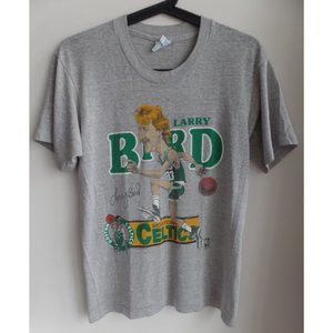 VINTAGE 1980s Larry Bird Boston Celtics T-Shirt